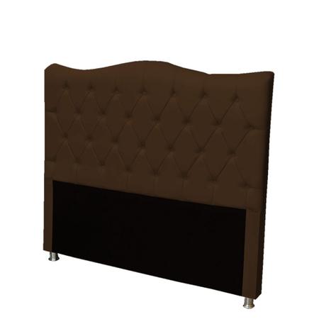 Cabeceira Estofada Para Cama Box De Casal King Size Capitone Pérola 193 cm Marron Café Suede-Anchar Estofados 01 Imagem de Cabeceira Estofada Para Cama Box De Casal King Size Capitone Pérola 193 cm Marron Café Suede-Anchar Estofados 01