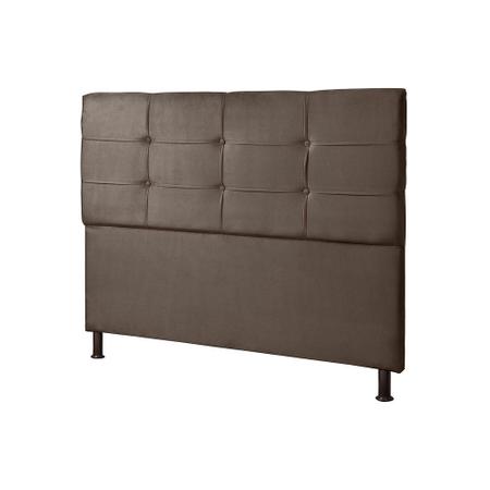 Cabeceira Estofada para Cama de Casal Safira 140 cm Suede - LICCE DECOR Imagem de Cabeceira Estofada para Cama de Casal Safira 140 cm Suede