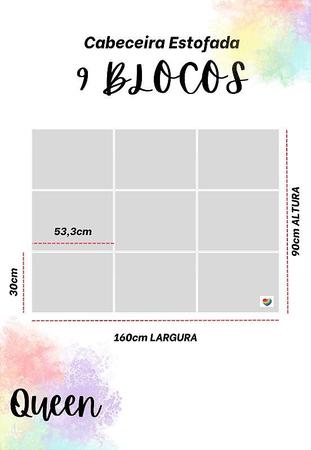 Cabeceira Estofada Queen 9 Blocos Não é Segredo Suede Animale Bege 160x90 Imagem de Cabeceira Estofada Queen 9 Blocos Não é Segredo Suede Animale Bege 160x90