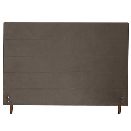 Imagem de Cabeceira Helena 100Cm Para Cama Box Solteiro Suede Cappuccino