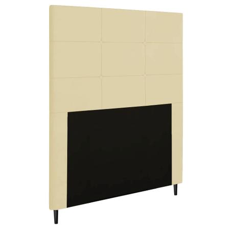 Imagem de Cabeceira Luna Para Cama Box Solteiro 90 cm material sintético - D'Rossi