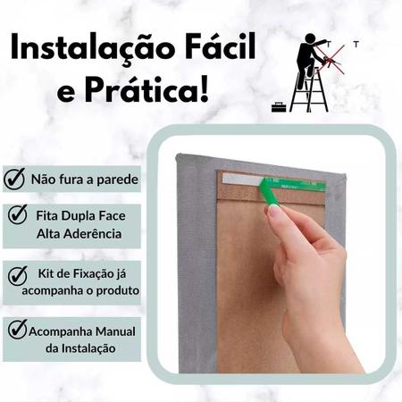 Cabeceira Modulada De Cama Casal Queen Quarto Kit C/ 8 Cinza - Decorar e Mais Imagem de Cabeceira Modulada De Cama Casal Queen Quarto Kit C/ 8 Cinza