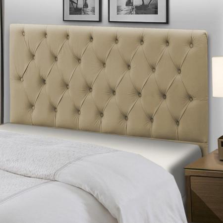 Imagem de Cabeceira Moscou Cama Box Casal 140 CM Suede Camurça