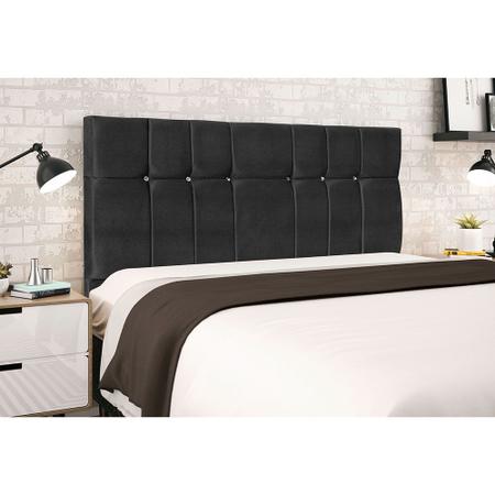 Imagem de Cabeceira Paris Para Cama Box King 195 cm Suede - SSX Multicoisas