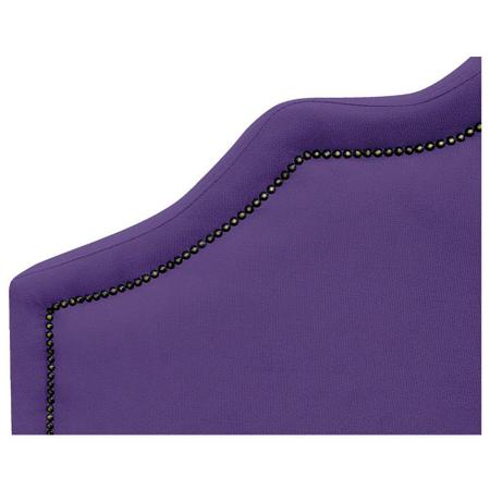 Imagem de Cabeceira Queen Orlando P02 160 cm para cama Box Sintético Roxo - Amarena Móveis