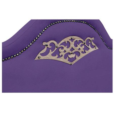 Imagem de Cabeceira Queen Orlando P02 160 cm para cama Box Sintético Roxo - Amarena Móveis