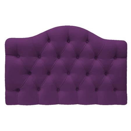 Imagem de Cabeceira Suspensa Imperatriz 160 cm Queen Size Suede Roxo - Amarena Móveis