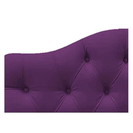 Imagem de Cabeceira Suspensa Imperatriz 160 cm Queen Size Suede Roxo - Amarena Móveis