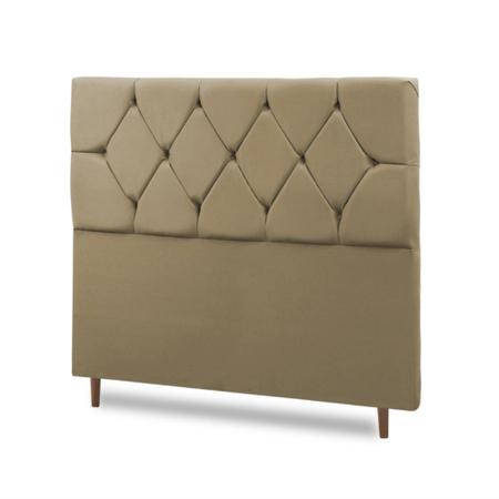 Imagem de Cabeceira Viena Cama Box Casal 140 CM Suede Camurça