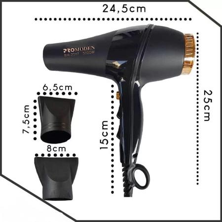 Cabeleireiro Hair Secador Cabelo Profissional 5000w 110V - SECADOR 5000W -  Secador de Cabelo Profissional - Magazine Luiza