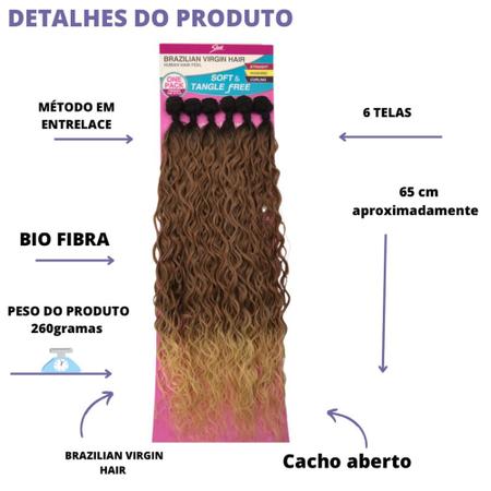 Cabelo Bio Fibra LINDONA COR #4 ENVIO IMEDIATO