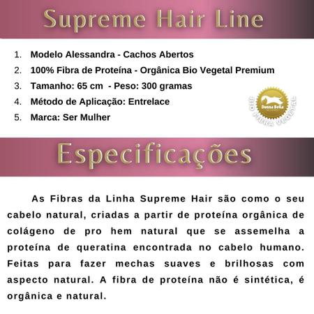 CABELO BIO FIBRA SUPREME HAIR LINE ALESSANDRA - EMPÓRIO DO CABELO