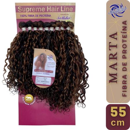 Imagem de Cabelo Bio Vegetal Cacheado Linha Supreme Hair Marta 280 Gramas 55cm