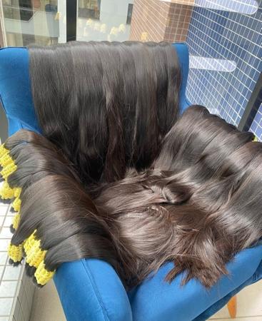 Cabelo Brasileiro Do Sul Preto Natural Liso - Mona Moça Cabelos