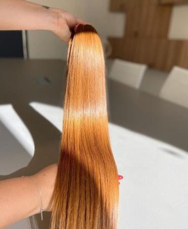 Cabelo Brasileiro Do Sul Morena Iluminada Liso 50cm/ 100G - Mona