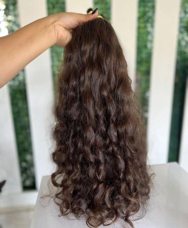 Cabelo Brasileiro Do Sul Preto Natural Liso - Mona Moça Cabelos