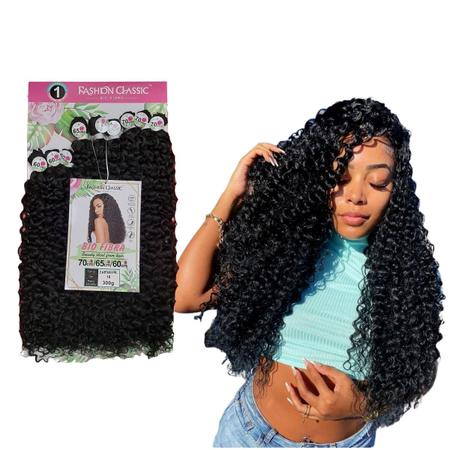 Cabelo Cacheado Bio Fibra Lindona Fashion Classic 70 cm - identico