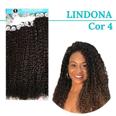 Cabelo Cacheado Bio Fibra Lindona Fashion Classic 70 cm - identico