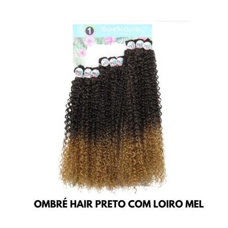 Cabelo Cacheado Bio Fibra Lindona Fashion Classic 70 Cm Cor