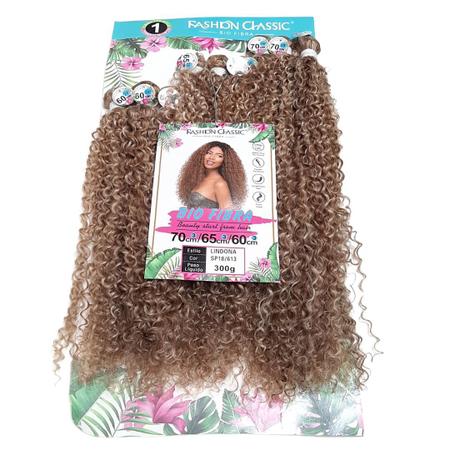 Cabelo Orgânico Bio Fibra Lindona Fashion Classic 300G em Promoção