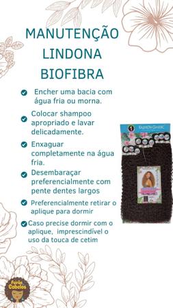 Cabelo Cacheado Bio Fibra Lindona Fashion Classic 70cm COR SP18