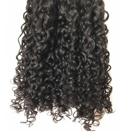 Cabelo Humano na Tela CACHEADO Preto Tingido - 50cm - Pacote com 1 Metro -  Central dos Cabelos