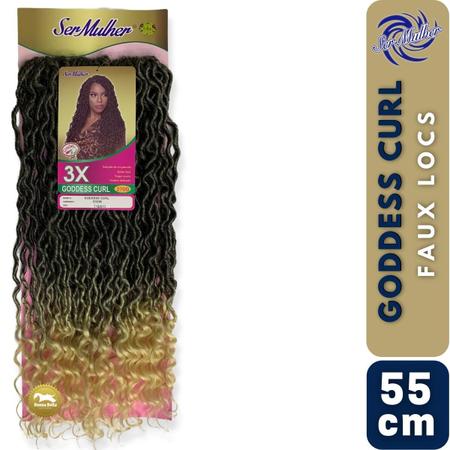 Cabelo Faux Locs Goddess Curl Ser Mulher 55cm 270 gramas Crochet Braid -  Mega Hair - Magazine Luiza