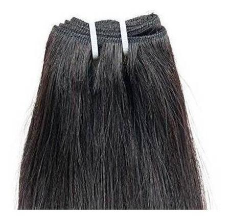 Cabelo humano liso 10 x 15 cm Fecho de cabelo brasileiro sedoso