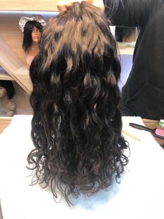 Cabelo Humano indiano 150 gramas 45 centímetros com técnica de