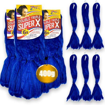 Cabelo Jumbo Super X p/ trancistas e Cabelos Afro Braids Box