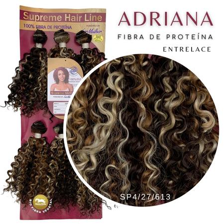 Cabelo Orgânico Bio Vegetal Cacheado Adriana Ser Mulher 200 g 35 cm na  Americanas Empresas