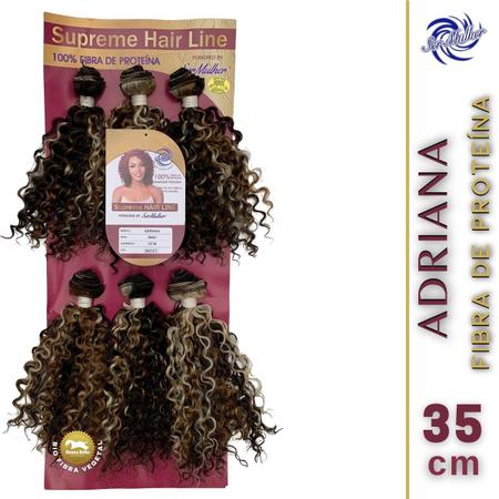 Cabelo Orgânico Bio Vegetal Cacheado Adriana Ser Mulher 200 g 35