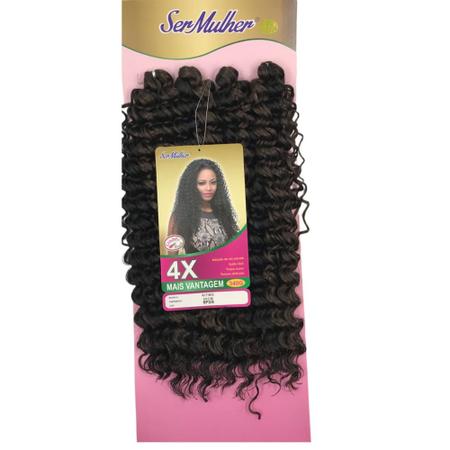 Cabelo Orgânico Cacheado Ritmo Ser Mulher Para Crochet Braid 340 Gramas -  Mega Hair - Magazine Luiza