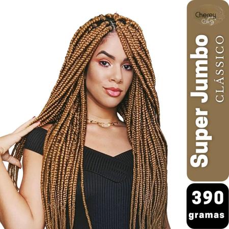 Jumbo Cabelo Para Tranças Box Braids Cherey 390 g Cores Ombrés 60