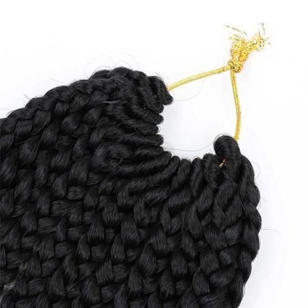 Rass Hair Cabelo Crochet loop Trança Box Braids com Cachos soltos Ondulados  Dreads Queen tress braids + Aneis de decoração de