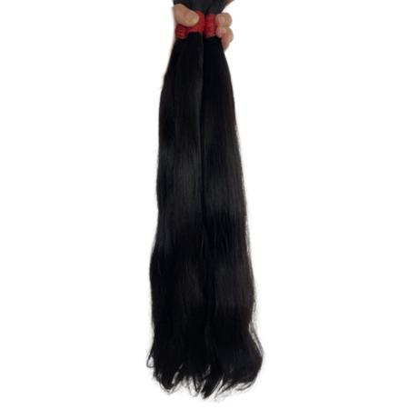 Imagem de Cabelo Vietnamita Limpo Liso Pontas Cheias Humano Natural 70/75cm 150 Gramas Alongamento Mega hair