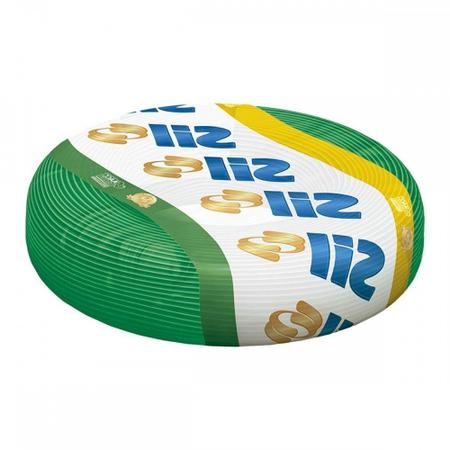 Cabinho Flexivel Sil 2,5Mm Verde Com 100M - SIL FIOS E CABOS Imagem de Cabinho Flexivel Sil 2,5Mm Verde Com 100M