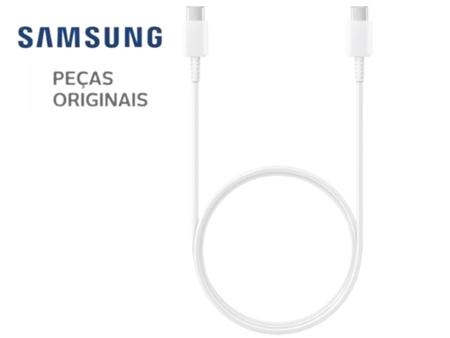 Imagem de Cabo 2 pontas tipo C Original Samsung Branco COD GH39-02032A