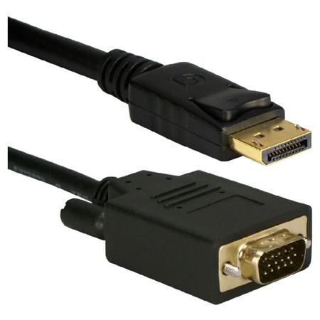 Imagem de Cabo Adaptador Displayport Macho x VGA Macho MD9, 1.8 Metros - 7729