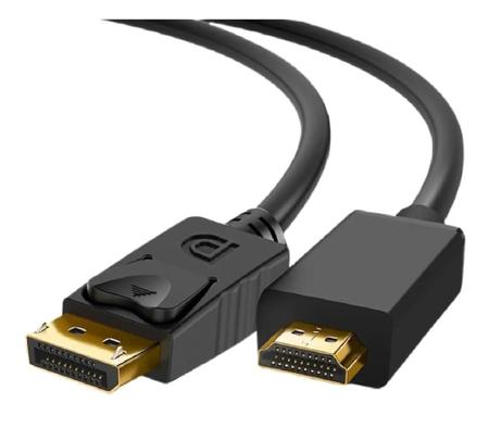 Imagem de Cabo Adaptador Displayport Para Hdmi 4k Dp Hdmi 1,8 Metros HDTV