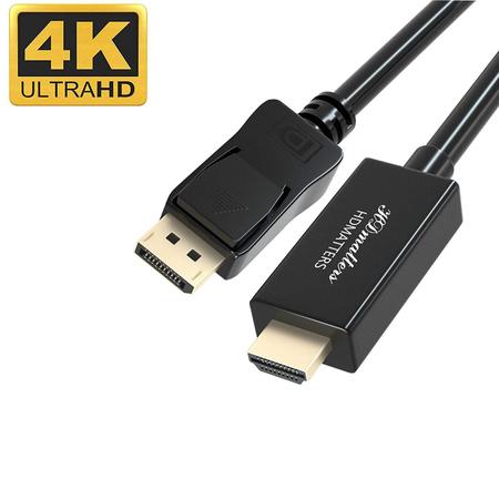 Imagem de Cabo Adaptador Displayport Para Hdmi 4k Dp Hdmi 1,8m