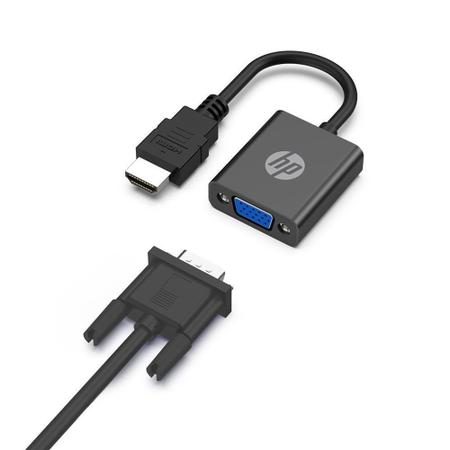 Cabo Adaptador HDMI para VGA HP Preto 8WW49AA Cabo HDMI