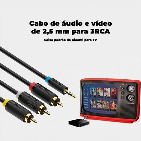 Imagem de Cabo Adaptador P1 Para Av Rca Tv Box Audio Video 2m Vention