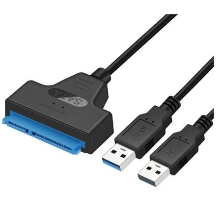 Cabo Adaptador Conversor USB 3.0 Para Sata III HD Externo 2.5 SSD HDD -  Shop Mineiros - Case para HD Externo - Magazine Luiza