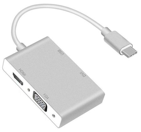 Imagem de Cabo Adaptador USB-C 4 Em 1