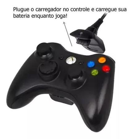 Imagem de Cabo Carregador Bateria Do Controle Compatível com Xbox 360