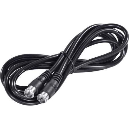 Cabo Coaxial Blindado Rf X Rf Macho 1,5M Di-285850 - T-Black Imagem de Cabo Coaxial Blindado Rf X Rf Macho 1,5M Di-285850