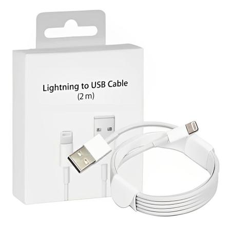 Cabo USB 2 metros - iPhone - capinhassvc