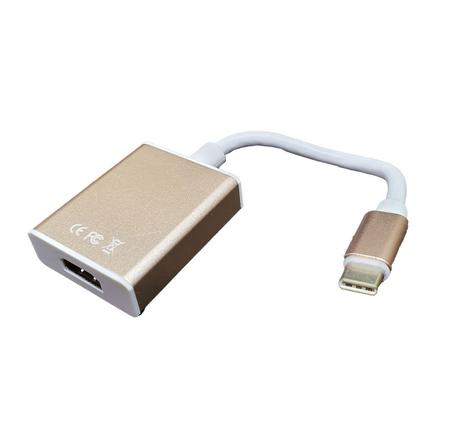 Imagem de Cabo Conversor Adaptador USB 3.1 Tipo C X HDMI liga celular S8 S9 S10 na TV