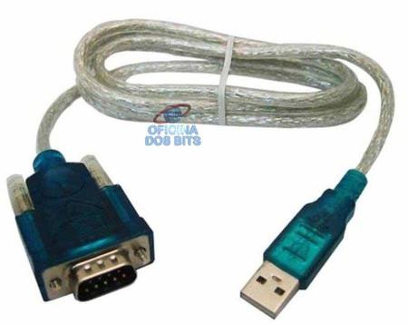 Cabo Conversor USB para Serial DB9 (RS232) - 80 cm - Diversos Imagem de Cabo Conversor USB para Serial DB9 (RS232) - 80 cm - Diversos